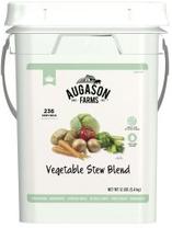 Augason Farms Vegetable Stew Blend 4 Gallon Pail 236 Servings
