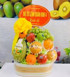 Giỏ hoa quả thắp hương đẹp