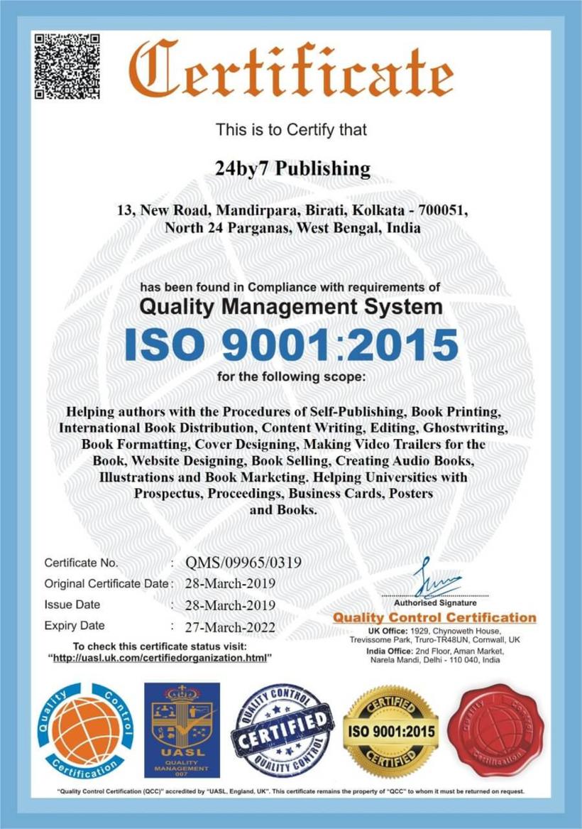 24by7 Publishing ISO Certificate