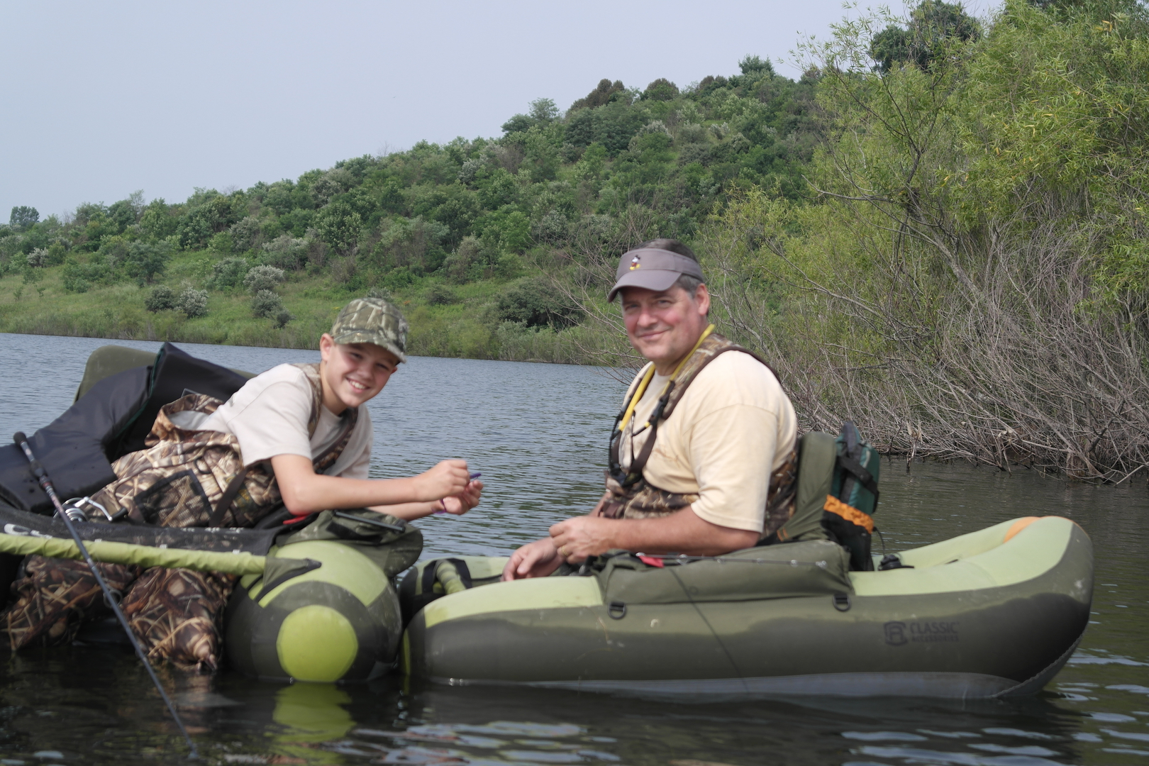 Ohio Belly Boat Fishing - Cambridge Ohio Guernsey County