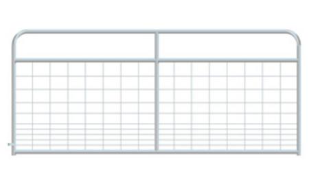 Mesh Galvanized Gate Hog Wire, Round or Square Corner