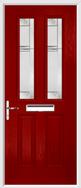 2 panel 2 square composite door regal corenet glass