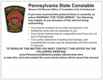 warrants in pa