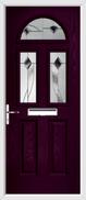 2 Panel 2 Square 1 Arch Door monza glass