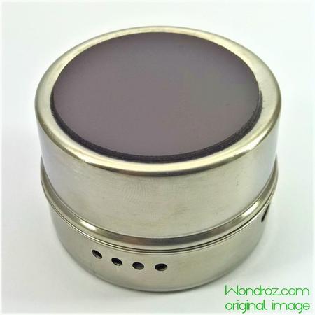 Magnetic Spice Rack 6pcs Jars Set Stainless Steel in Pakistan