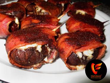 Bacon Wrapped Mushrooms-Chef of the Future-Your Source for Quality Seasoning Rubs