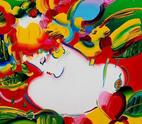 Peter Max Flower Blossom Lady
