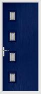 4 Square Door lignum glass