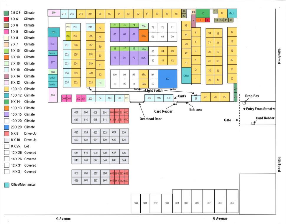 Facility Layout Map