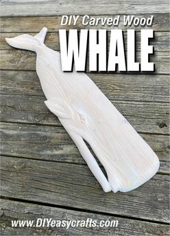 DIY Woodworking: How to Easily Power Carve a Stunning Whale Wall Decoration from 2x10 Lumber!