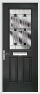 2 Panel 1 Square Composite Door aspen glass