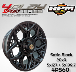 ​Set of 4 Jeep Gladiator Steel Black Wheels With Bridgestone Dueler H/T