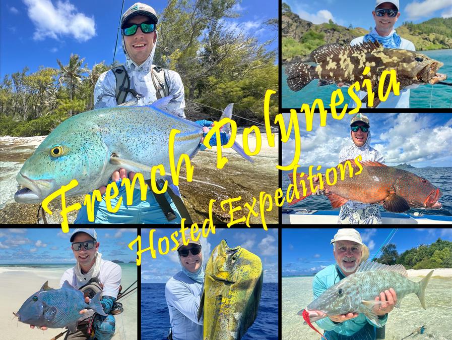 fly fishing in French Polynesia