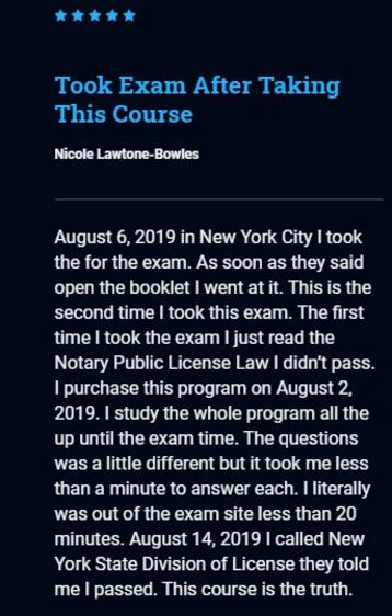 howtobecomeanotarypublic.com class review Notary Public Licensing Classes