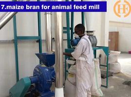 Get sifted maize flour for ugali & maize bran for animal feeding