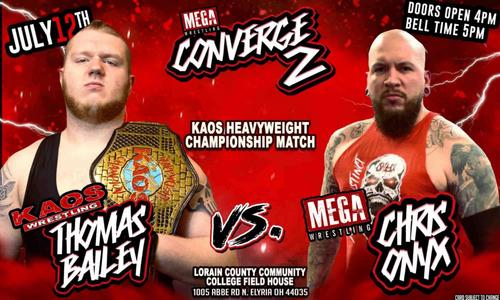 Converge 2: Kaos Heavyweight Championship Match: Tom Bailey (c) vs. Chris Onyx