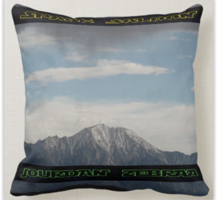 Space Saloon Famous MixTape Pillow 16"x16"