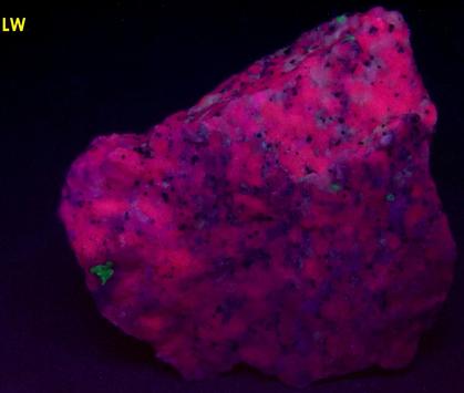 Crazy Calcite, Dolomite, Franklinite, Willemite, Franklin, Franklin Mining District, Sussex County, New Jersey