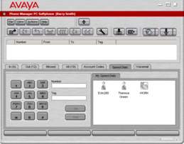 Avaya Gui Interface