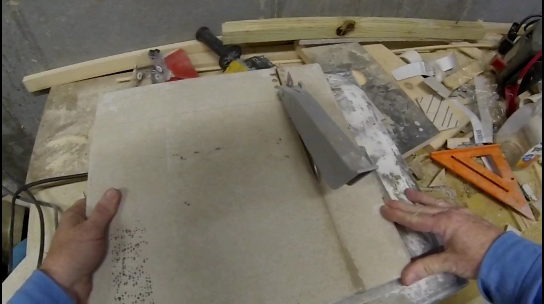 How to cut Hardiebacker cement board with a wet saw. www.DIYeasycrafts.com