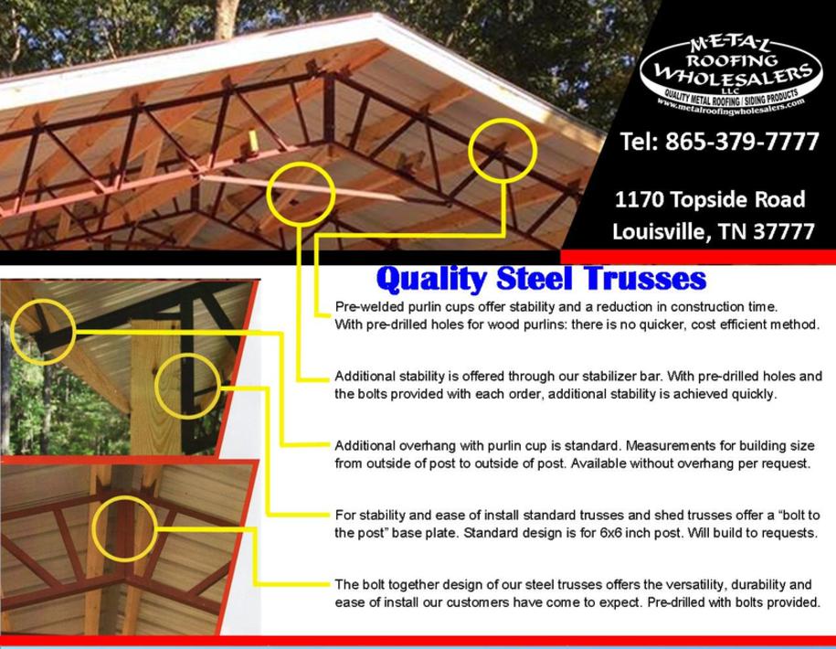 Steel Trusses Metal Roofing Wholesalers Knoxville Tn