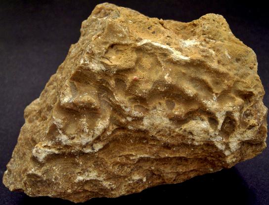 fluorescent CALCITE TRAVERTINE - National Limestone Quarry #2, Lime Ridge, Mount Pleasant Mills, Perry Township, Snyder County, Pennsylvania, USA