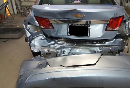 2011 Chevrolet Cruze hit in the rear