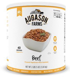 Augason Farms Beef Flavored Vegetarian Meat Substitute TVP 40 Servings