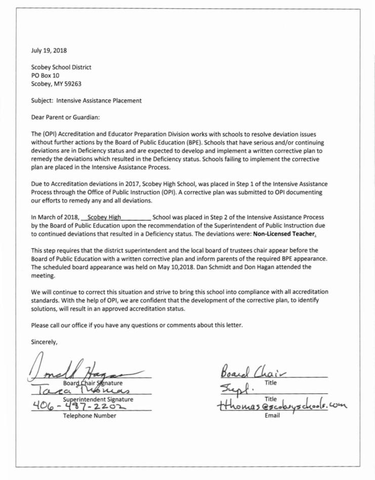 pdf letter regarding accreditation