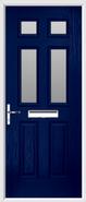 2 Panel 4 Square Composite Door obscure glass