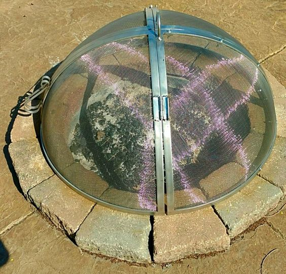 Fire Pit Spark Screens
