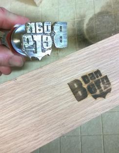 DIY easy Logo Branding Iron for woodworking. www.DIYeasycrafts.com