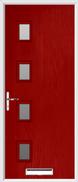 4 square glazed composite door