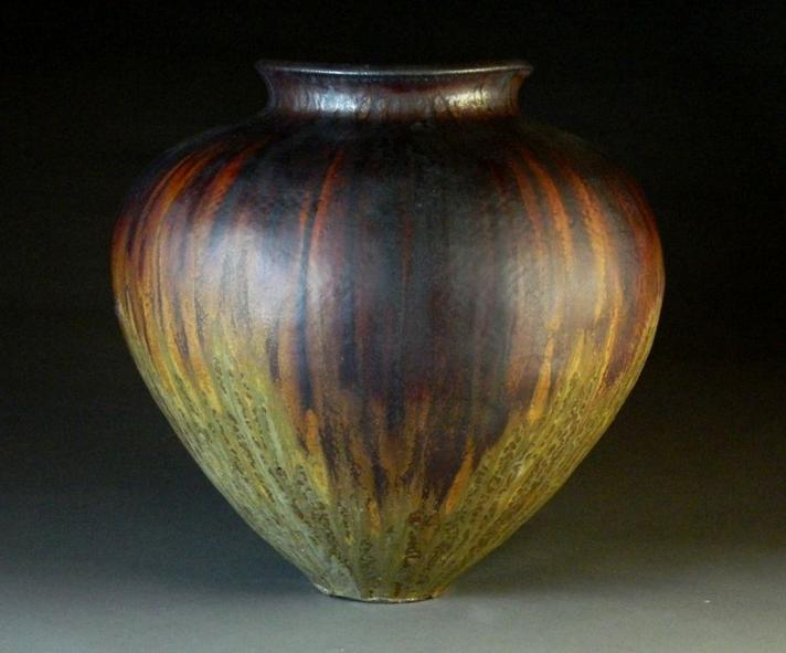 Large Ash Glaze Vase