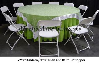 rental table rental chair rental linen