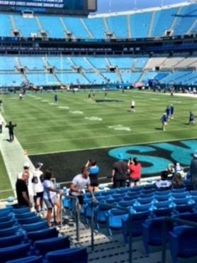 Section 104 at Bank of America Stadium 