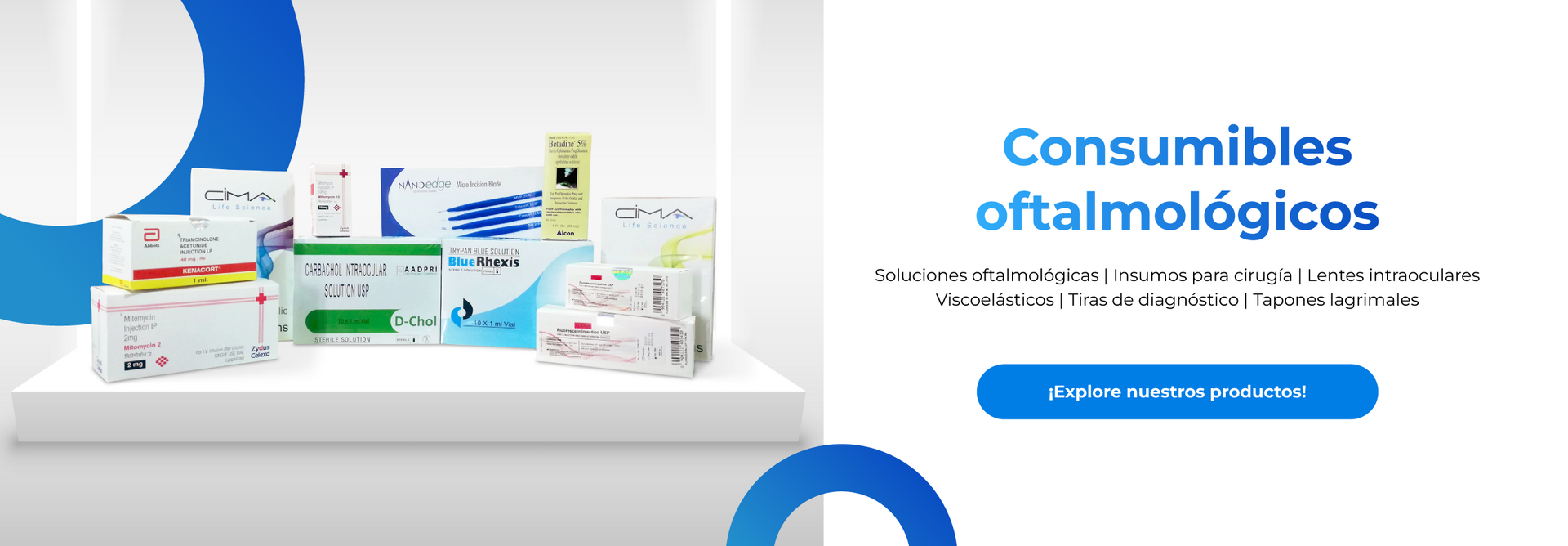 Consumibles oftalmologicos