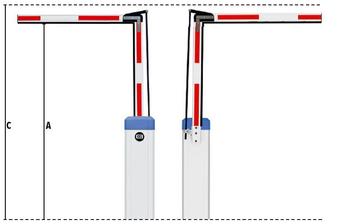 ELKA Articulated folding gate arm