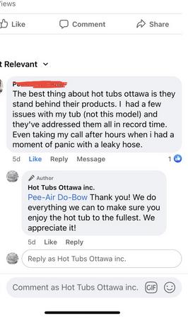 Review of Hot Tubs Ottawa