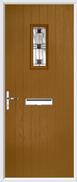 Cottage Rectangle Composite Door aspen glass