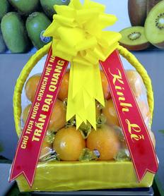 Mẫu giỏ hoa quả nhập khẩu đẹp lung linh, thiết kế các mẫu giỏ hoa quả nhập khẩu đi thắp hương tế lễ của lãnh đạo cao cấp