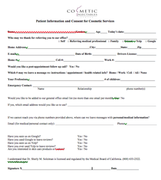 Cosmetic Injectables Center, Encino, Sherman Oaks Botox, Fillers, Restylane, Juvaderm,