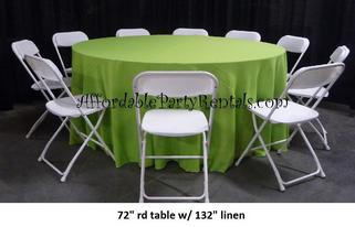 rental table rental chair rental linen