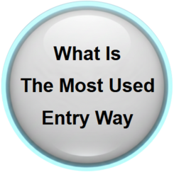 What is the most used entry way to some of the Las Vegas home?