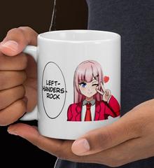 link to left-handed girl mug on Etsy's Left-Handed Writer Shop