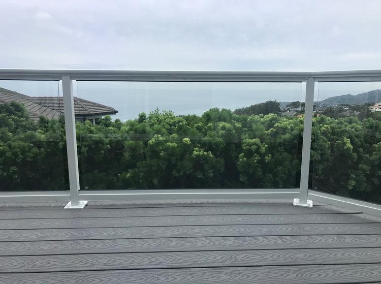 aluminum glass railing Honolulu