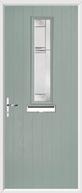 1 Square Composite Door regal corenet glass