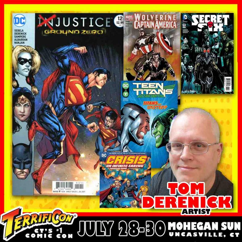 TOM DERENICK terrificon Connecticut's #1 comic con