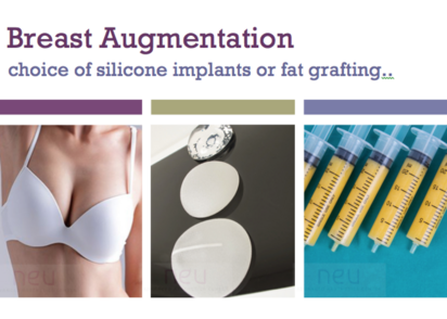 Breast implants and Breast fat grafting