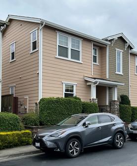 Front Exterior of 379 Sycamore 2 story townhome